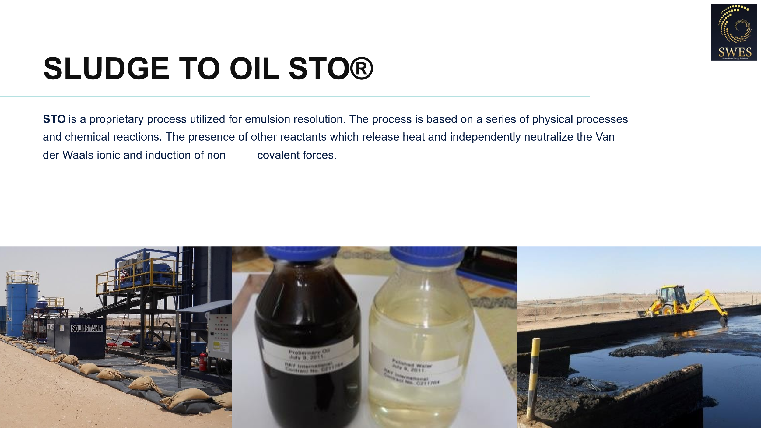 Waste oil treatment facility